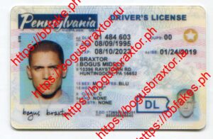 Bogus Braxtor Fake ID - Pennsylvania Fake ID