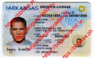 Bogus Braxtor Fake ID - Arkansas Fake ID