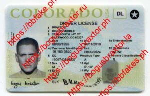 Bogus Braxtor Fake ID - Colorado Fake IDs