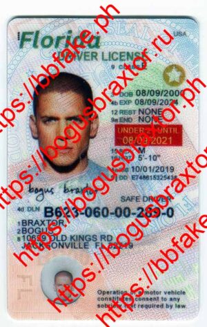 Bogus Braxtor Fake ID - Florida Fake ID
