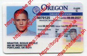 Bogus Braxtor Fake IDs - Oregon Fake IDs