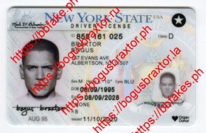 Bogus Braxtor Fake ID - New York Fake IDs