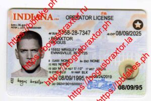 Bogus Braxtor Fake ID - Indiana Fake ID