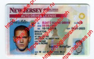 Bogus Braxtor Fake ID - New Jersey Fake IDs